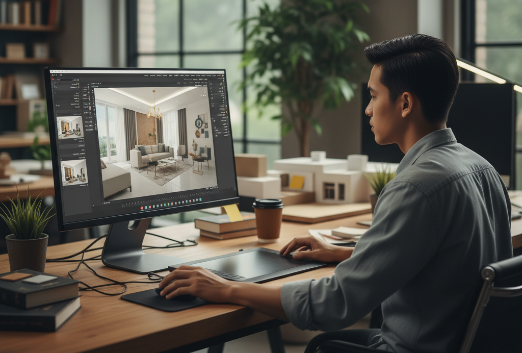 Pembuatan Gambar 2D & 3D
