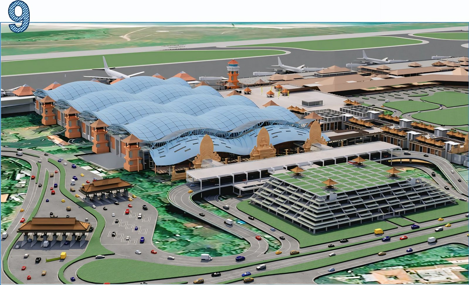 Konstruksi Sistem Penanganan Bagasi Terminal Domestik Bandara I Gusti Ngurah Rai - Bali (2019) - Proyek Konstruksi ESD Development Indonesia